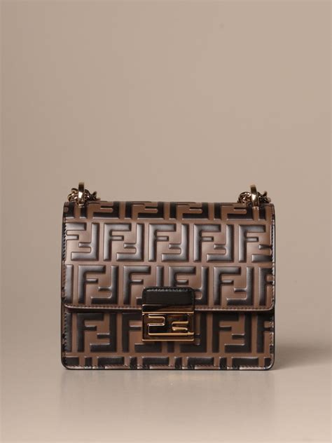 fendi borsa a spalla kan|FENDI Borsa a Spalla Kan I Piccola .